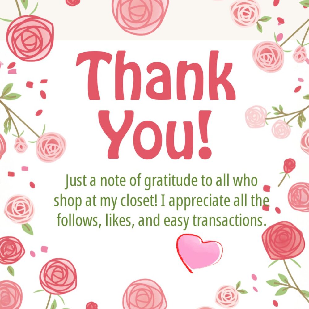 Just a note of gratitude! 🥰